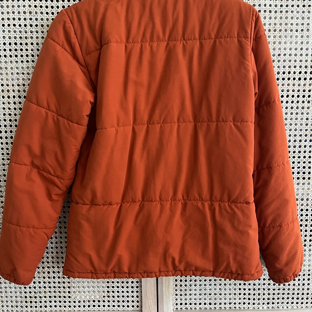REI Burnt Orange Puffer Jacket - Picture 2 of 4